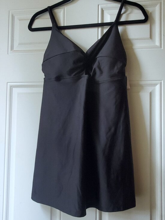 Old Navy Other - Old Navy Twist Front Swim Dress, Size M, Black, NWT